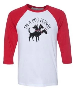 Dino Mike Unisex | Dog Person | 3/4 Sleeve Raglan