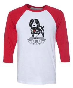 Arm The Animals Unisex | Hound Alebrije | 3/4 Sleeve Raglan 3/4 Sleeve Raglans
