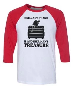 Arm The Animals Unisex | One Mans Trash | 3/4 Sleeve Raglan 3/4 Sleeve Raglans