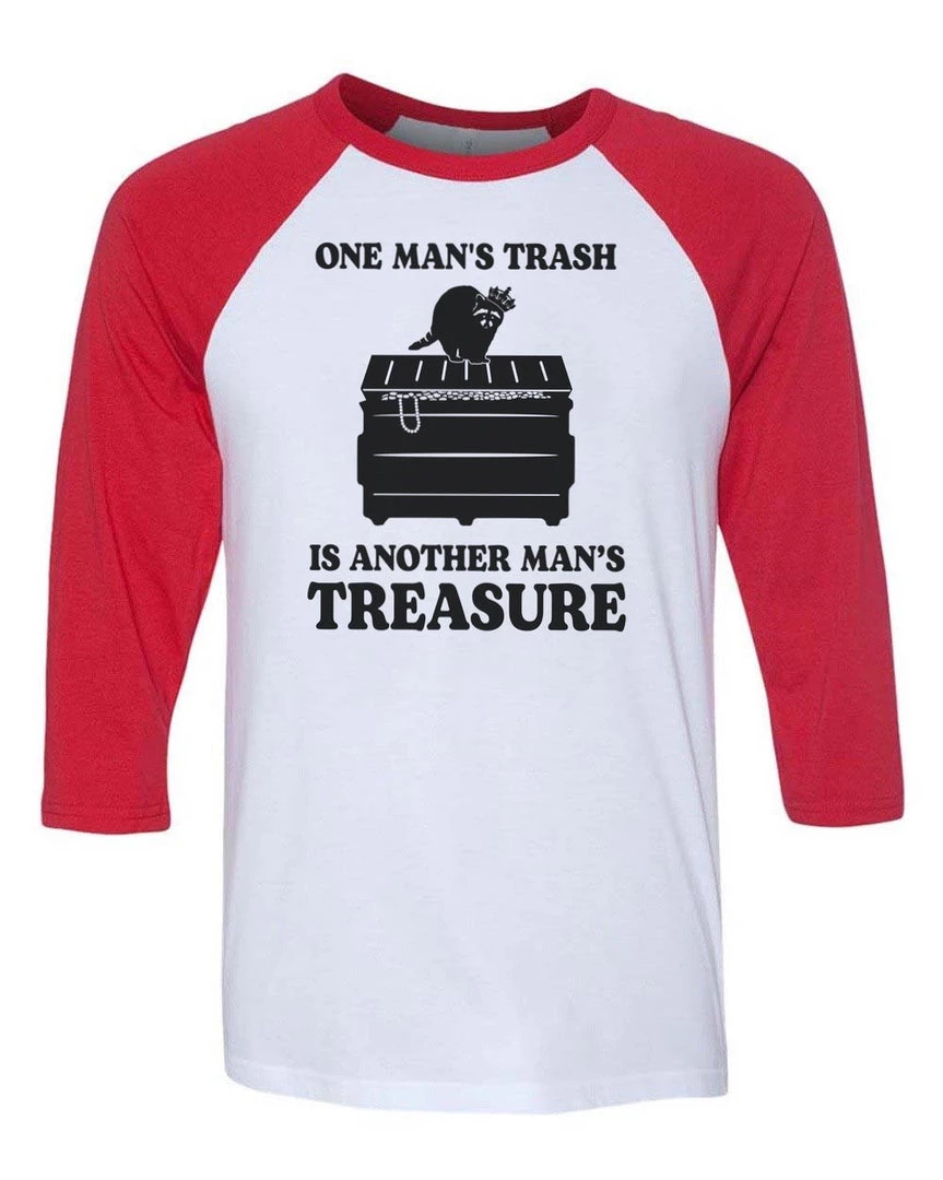 Arm The Animals Unisex | One Mans Trash | 3/4 Sleeve Raglan 3/4 Sleeve Raglans