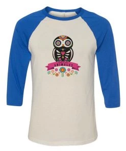 Arm The Animals 3/4 Sleeve Raglans Men's | Owl Alebrije | 3/4 Sleeve Raglan