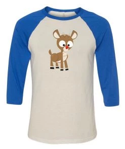 Ana Villanueva Unisex | Magical Reindeer | 3/4 Sleeve Raglan 3/4 Sleeve Raglans