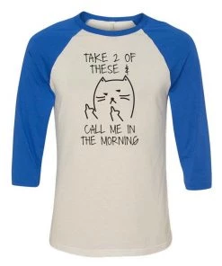 Arm The Animals Unisex | Call Me In The Morning | 3/4 Sleeve Raglan 3/4 Sleeve Raglans