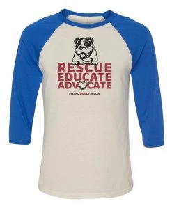 Unisex | Fresno Bully Rescue Logo | 3/4 Sleeve Raglan 3/4 Sleeve Raglans