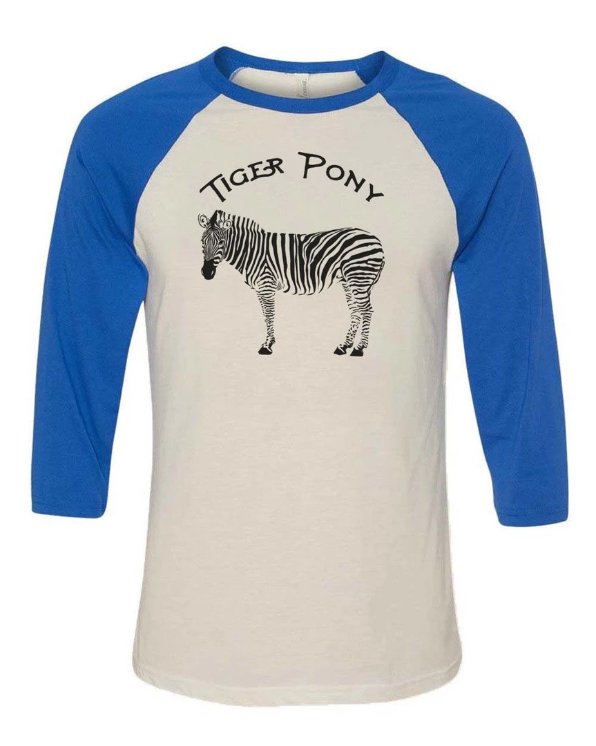 Arm The Animals Unisex | Tiger Pony | 3/4 Sleeve Raglan