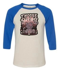 Eduardo Ely Unisex | Cat Song Choose Darkness | 3/4 Sleeve Raglan 3/4 Sleeve Raglans