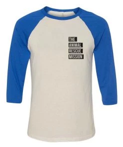 3/4 Sleeve Raglans Unisex | The Animal Rescue Mission Pocket | 3/4 Sleeve Raglan