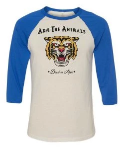 Arm The Animals Unisex | Tattoo Tiger | 3/4 Sleeve Raglan