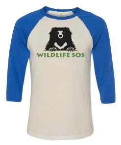WLSOS Unisex | Bear Logo | 3/4 Sleeve Raglan