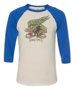 Tobias Fonseca 3/4 Sleeve Raglans Unisex | I Like You | 3/4 Sleeve Raglan