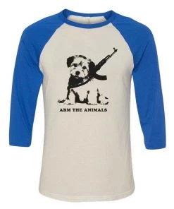 Arm The Animals Unisex | G.I. Doge | 3/4 Sleeve Raglan