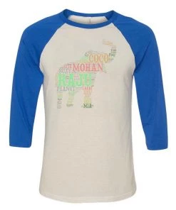 Unisex | WLSOS Word Cloud | 3/4 Sleeve Raglan 3/4 Sleeve Raglans