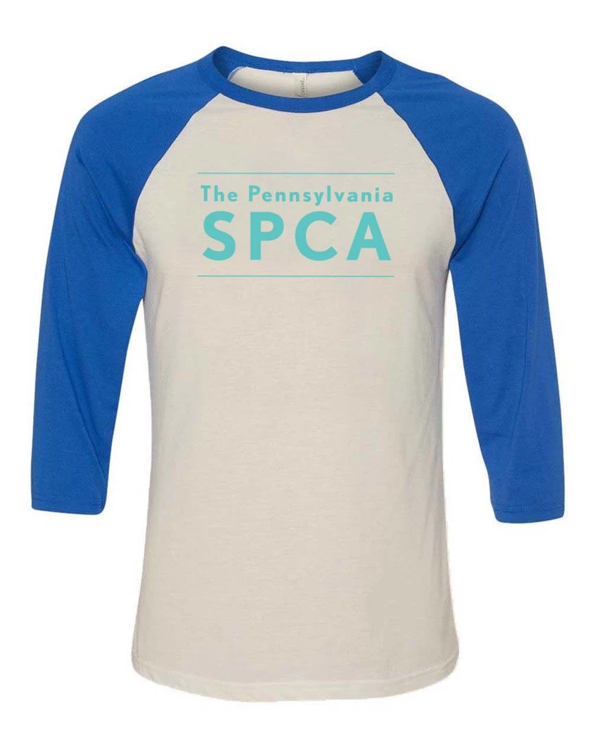Pennsylvania SPCA Unisex | PSPCA Logo | 3/4 Sleeve Raglan