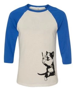 Arm The Animals Unisex | Cat The Ripper | 3/4 Sleeve Raglan 3/4 Sleeve Raglans