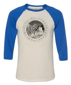 Gianluca 3/4 Sleeve Raglans Unisex | The Classical Chine Astronomer | 3/4 Sleeve Raglan