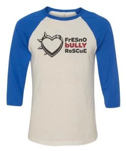 Fresno Bully Rescue Unisex | Fresno Bully Logo | 3/4 Sleeve Raglan 3/4 Sleeve Raglans
