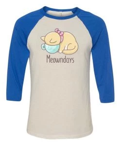 Ana Villanueva Unisex | Meowndays | 3/4 Sleeve Raglan