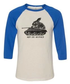 Arm The Animals Unisex | Renegade Bunny | 3/4 Sleeve Raglan