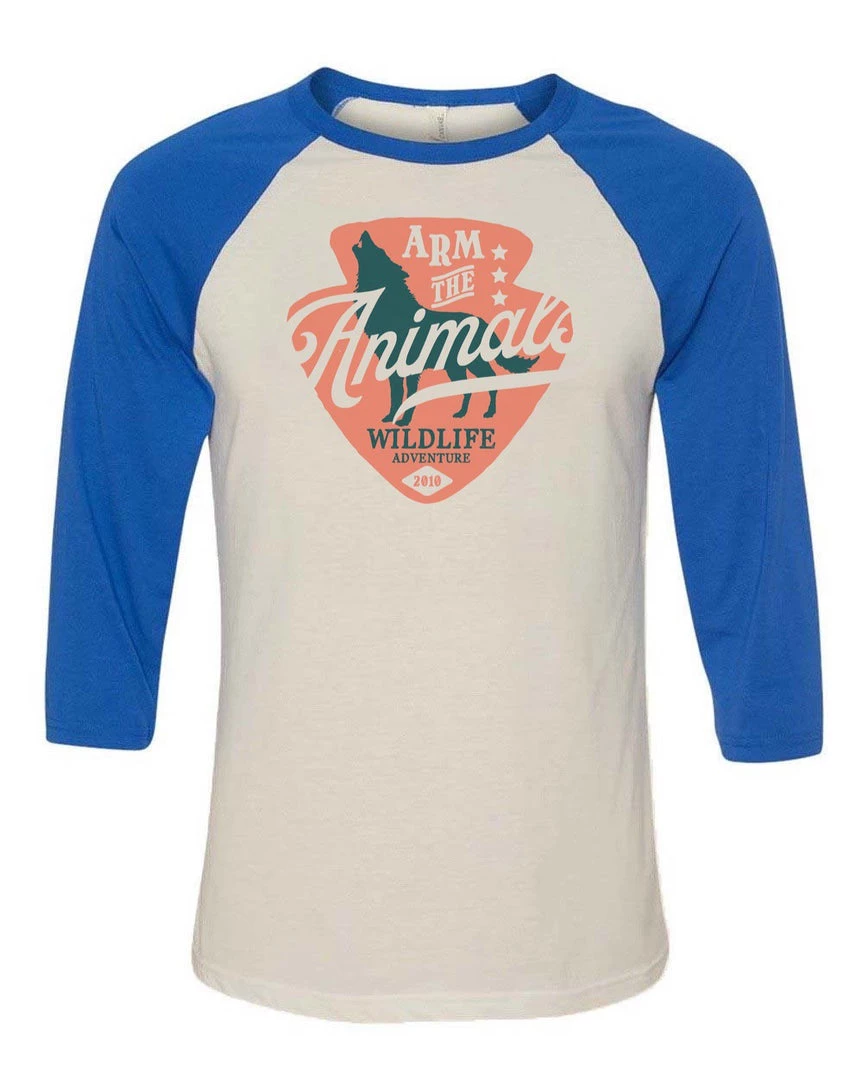 Arm The Animals Unisex | Howl | 3/4 Sleeve Raglan