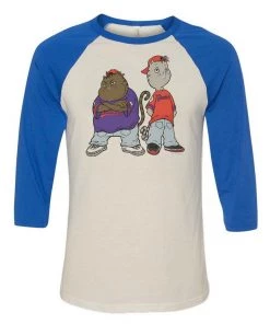 Pizza Cat Unisex | Krossed Out | 3/4 Sleeve Raglan 3/4 Sleeve Raglans