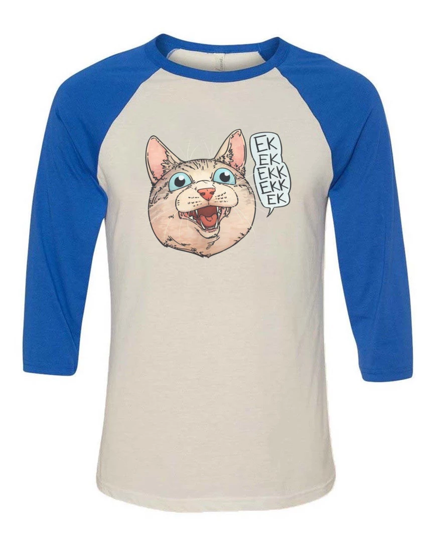 Cats With Their Tongues Out 3/4 Sleeve Raglans Unisex | Ekekekkekkek | 3/4 Sleeve Raglan