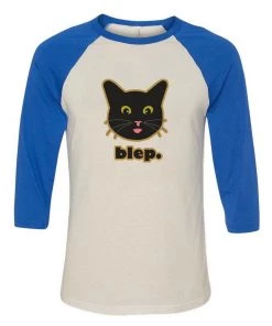 Cats With Their Tongues Out Unisex | Blep | 3/4 Sleeve Raglan 3/4 Sleeve Raglans