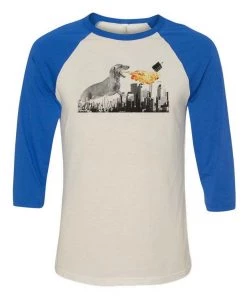 Arm The Animals Unisex | Dogzilla | 3/4 Sleeve Raglan
