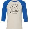 Fixed Nation Unisex | Love Meow | 3/4 Sleeve Raglan 3/4 Sleeve Raglans