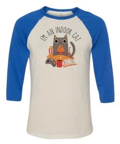 Dino Mike Unisex | Indoor Cat | 3/4 Sleeve Raglan 3/4 Sleeve Raglans