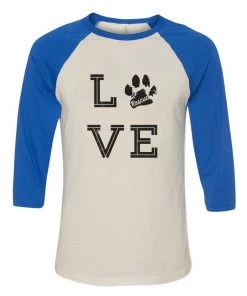 Animal Rescue Mission Unisex | Rescue With Love | 3/4 Sleeve Raglan