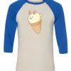 Ana Villanueva Unisex | Bunny-lla Ice Cream | 3/4 Sleeve Raglan