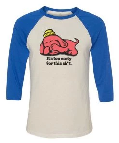 Jade Bern Unisex | Sleepy Dog | 3/4 Sleeve Raglan