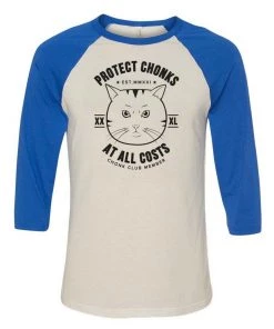 Pizza Cat 3/4 Sleeve Raglans Unisex | Protect Chonks | 3/4 Sleeve Raglan