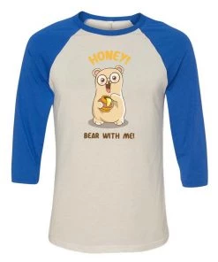 Ana Villanueva Unisex | Honey Bear | 3/4 Sleeve Raglan
