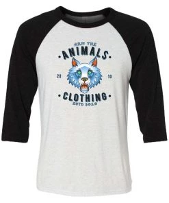 Arm The Animals Unisex | Varsity Wolf | 3/4 Sleeve Raglan