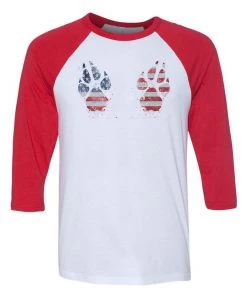 Arm The Animals Unisex | 4th Of July Paw-sive Aggressive | 3/4 Sleeve Raglan 3/4 Sleeve Raglans