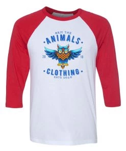 Arm The Animals Unisex | Varsity Owl | 3/4 Sleeve Raglan 3/4 Sleeve Raglans