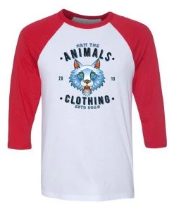 Arm The Animals Unisex | Varsity Wolf | 3/4 Sleeve Raglan
