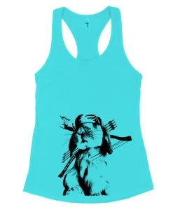 Arm The Animals Women's | Rambo Bunny | Ideal Tank Top
