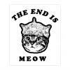 Arm The Animals Cat Designs Stickers | End Is Meow | Die Cut Sticker