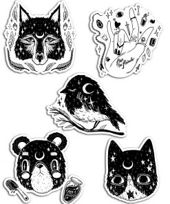 Arm The Animals Stickers | Wiccan Series Vol.2 | 4mm UV Coated Die Cut Sticker Set