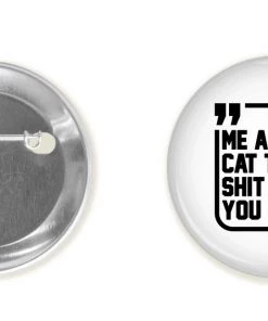 Arm The Animals Accessory | Sh*t Talkers (Cat) | Button