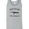 Arm The Animals Cat Designs Men's | Defend The Animals | Tank Top