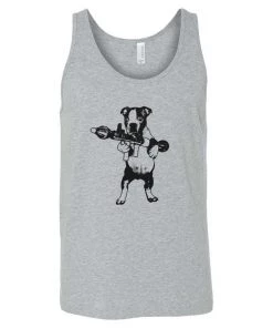 Arm The Animals Men's | Terror Terrier | Tank Top Dog Designs