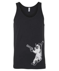 Arm The Animals Men's | The Cat And The Gat | Tank Top Cat Designs