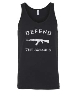Arm The Animals Cat Designs Men's | Defend The Animals | Tank Top