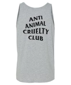 Arm The Animals Men's | Anti Animal Cruelty Club | Tank Top Tank Tops