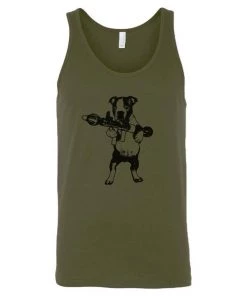 Arm The Animals Men's | Terror Terrier | Tank Top Dog Designs