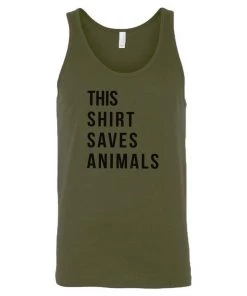 Arm The Animals Tank Tops Men's | This Shirt Saves Animals | Tank Top