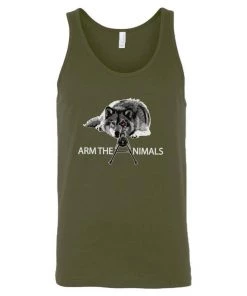 Arm The Animals Men's | M-16 Wolf Arctic Warfare | Tank Top Tank Tops